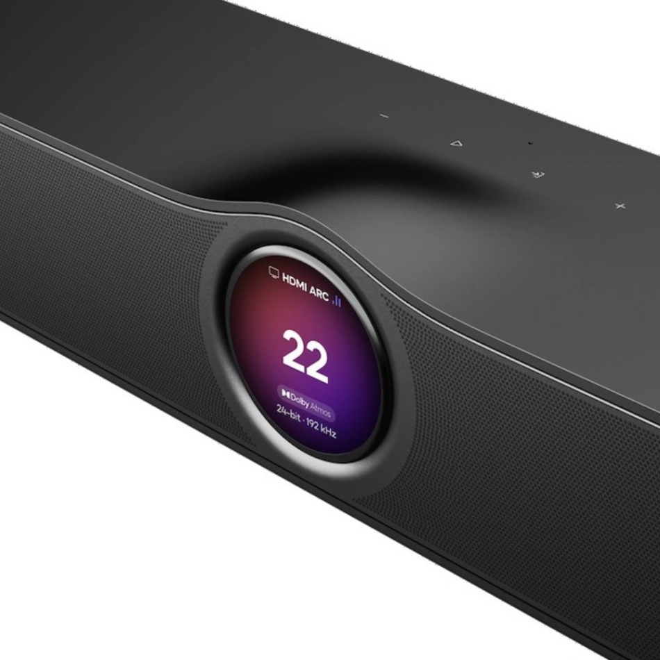 WiiM Bar soundbar med Dolby Atmos, RoomFit & Streaming, mattsvart