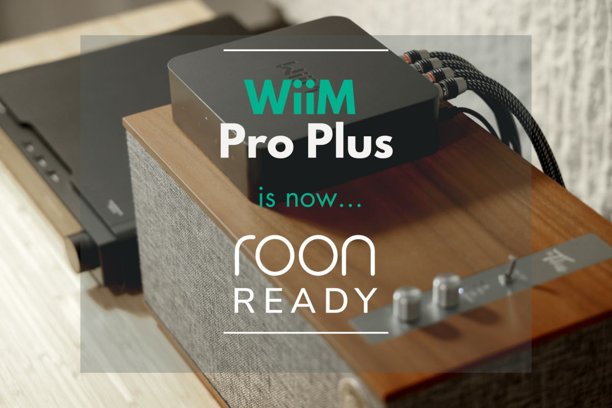 WiiM PRO Plus nätverksstreamer med Tidal Connect, Chromecast & AirPlay 2