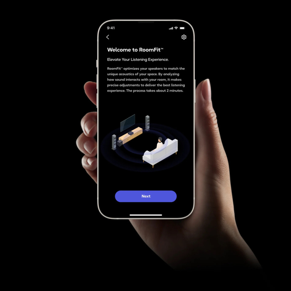 WiiM Sound streaminghögtalare med Touchdisplay, svart Returexemplar