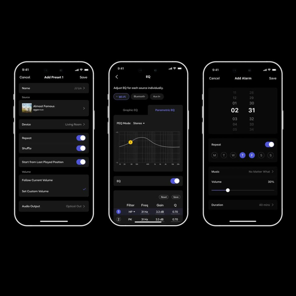 WiiM Sound Lite streaminghögtalare med AI RoomFit, vit