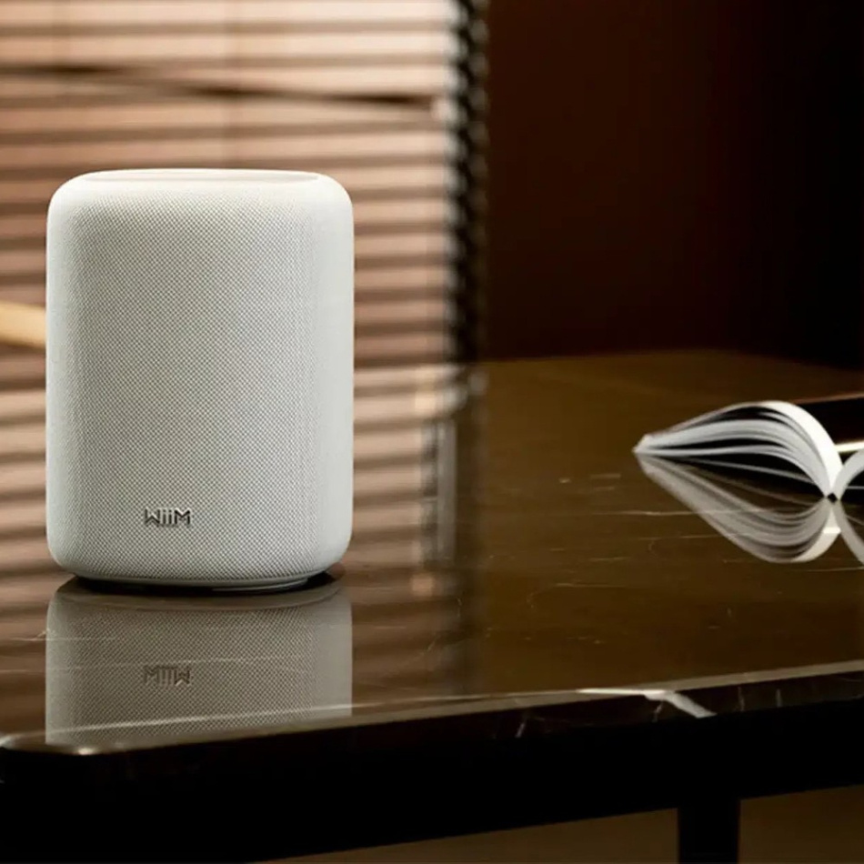 WiiM Sound Lite streaminghögtalare med AI RoomFit, vit