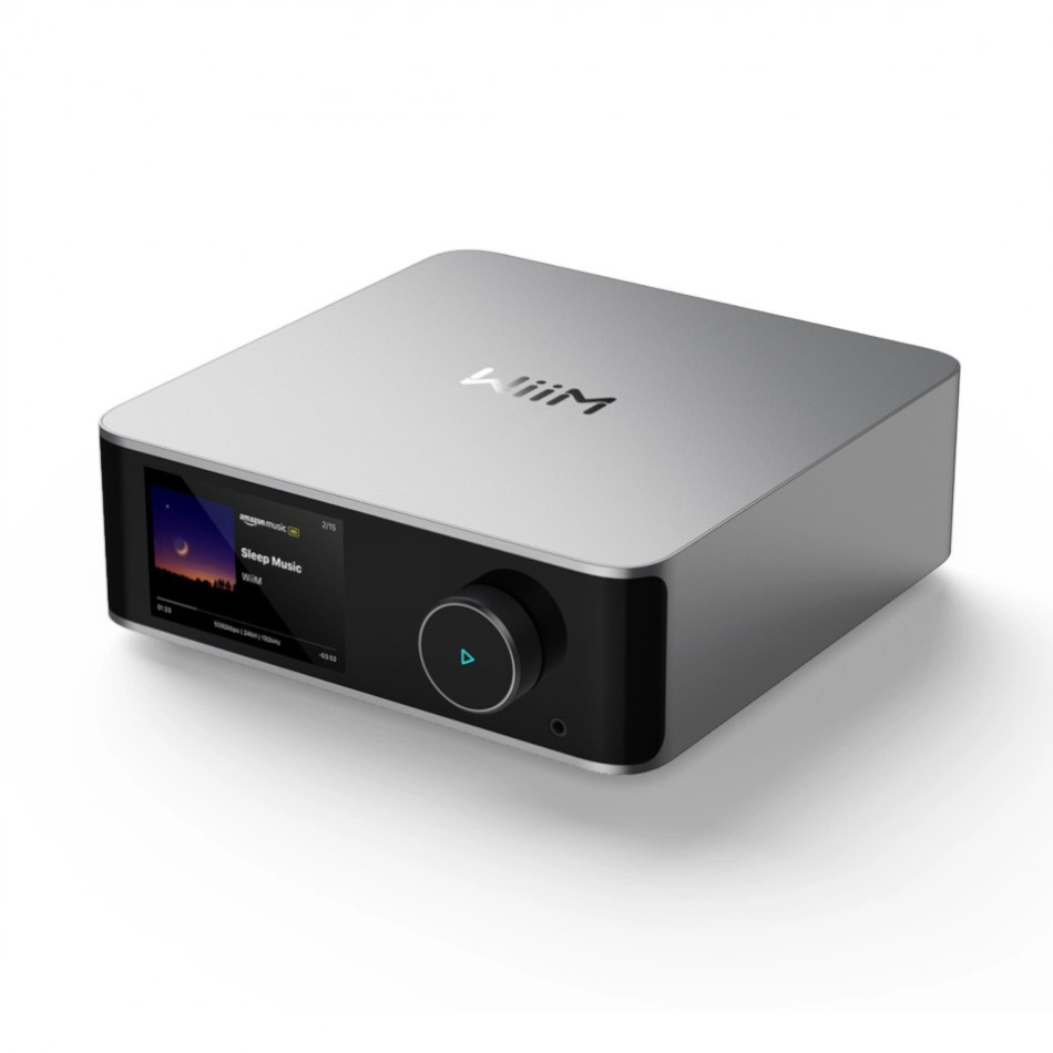 WiiM Ultra nätverksstreamer med HDMI ARC, mät-EQ & Chromecast, silver