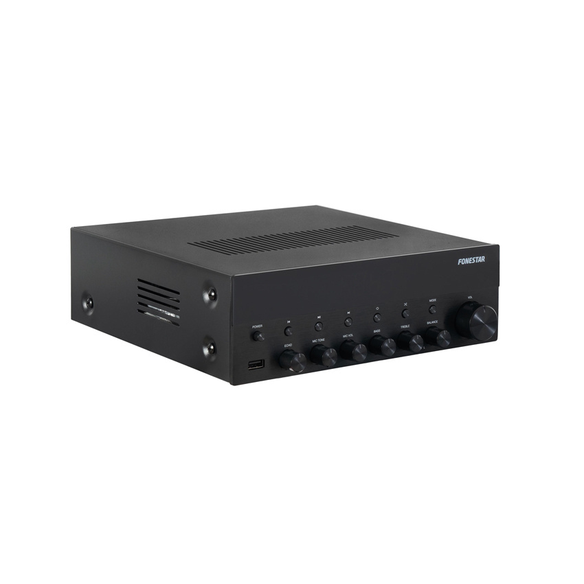 Fonestar AS-1515 stereoförstärkare med Bluetooth & mikrofoningångar