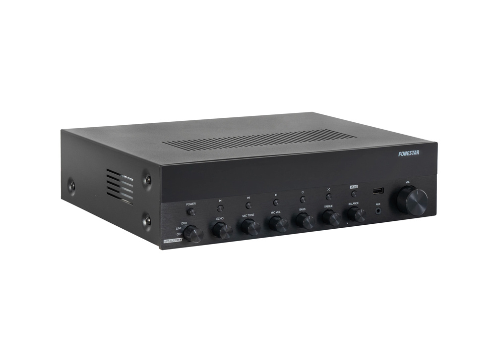 Fonestar AS-3030 stereoförstärkare med Bluetooth & mikrofoningångar