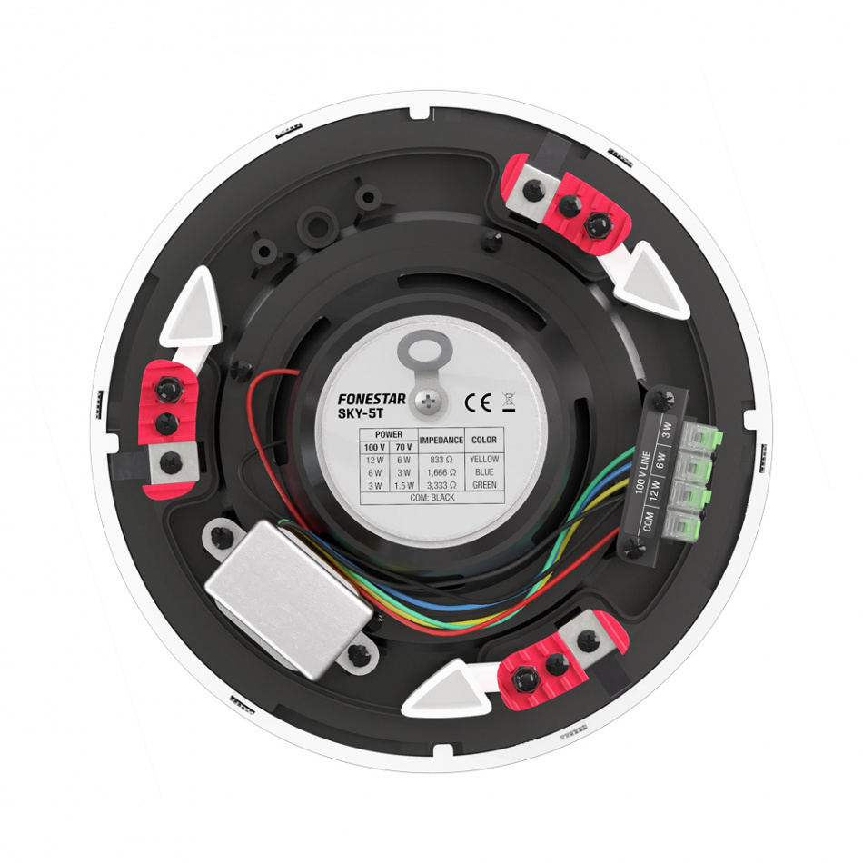 Fonestar Sky-5T infällnadshögtalare för tak 100V, styck