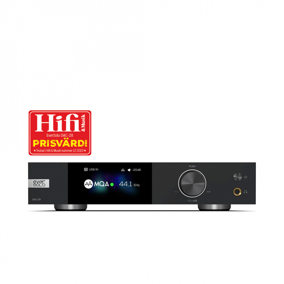 Eversolo DAC-Z8 högpresterande DAC med hörlursförstärkare