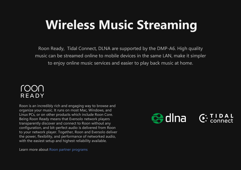 Eversolo DMP-A6 Gen 2 nätverkstreamer med DAC