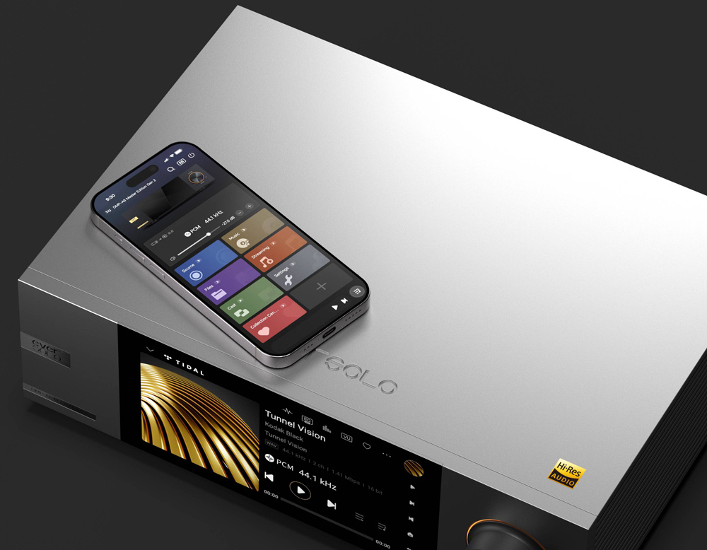 Eversolo DMP-A6 Master Edition Gen 2 nätverkstreamer med DAC, silver