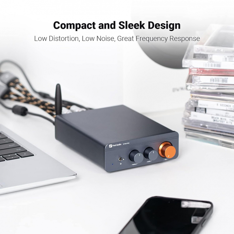 Fosi Audio BT20A PRO förstärkare med Bluetooth, Returexemplar