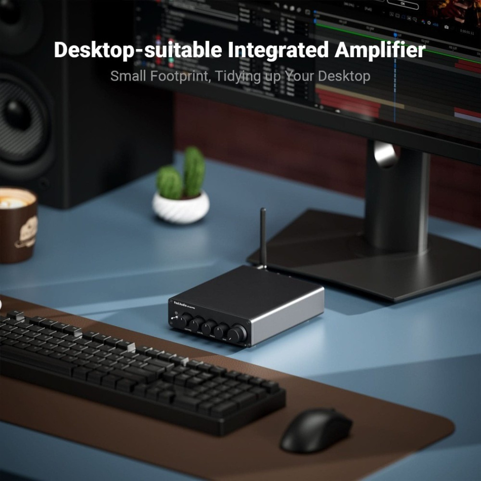 Fosi Audio BT30D PRO (48V) kompakt 2.1 stereoförstärkare med Bluetooth