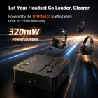 Fosi Audio StepSense C3 Gaming DAC & Hörlursförstärkare Fosi Audio StepSense C3 Gaming DAC & Hörlursförstärkare