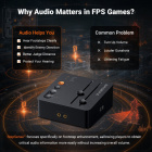 Fosi Audio StepSense C3 Gaming DAC & Hörlursförstärkare Fosi Audio StepSense C3 Gaming DAC & Hörlursförstärkare