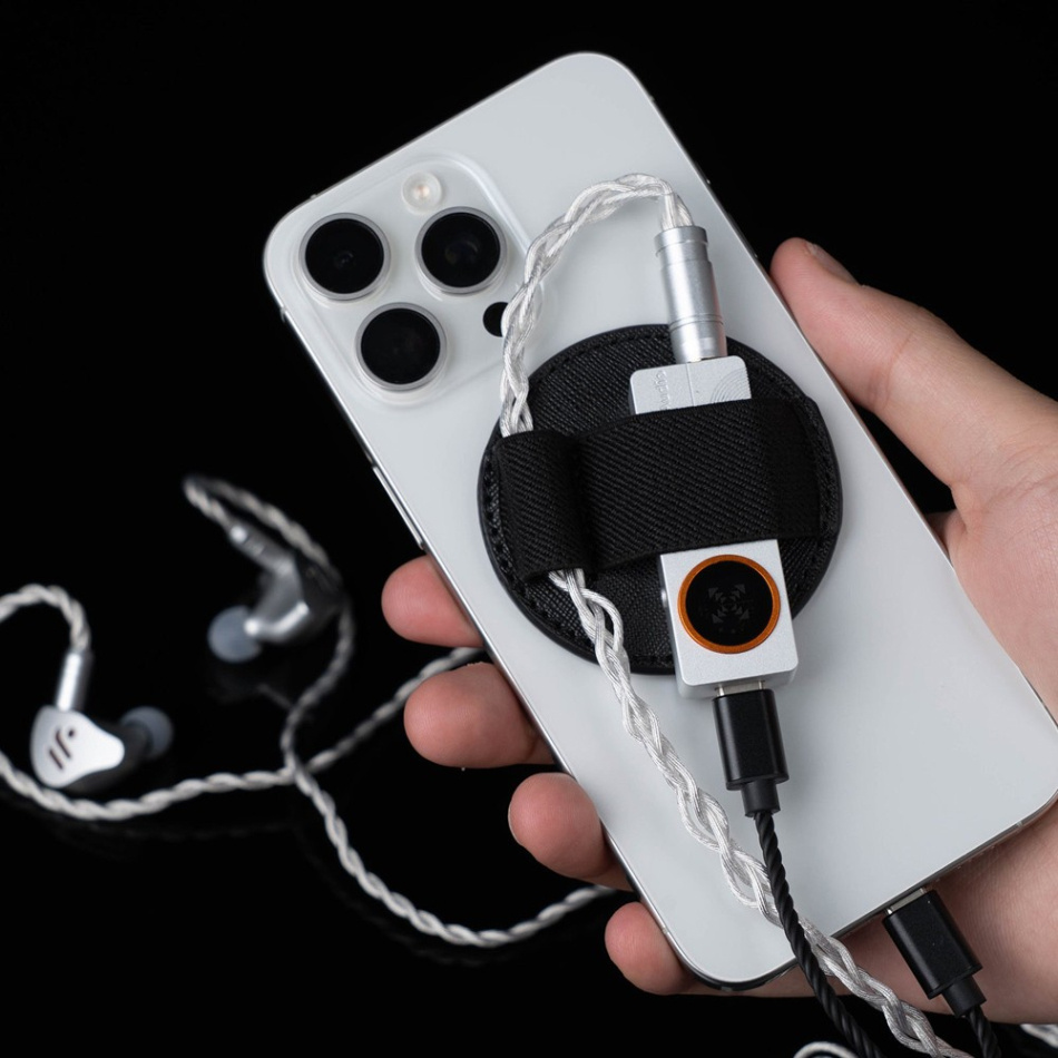 Fosi Audio DS3 portabel DAC & hörlursförstärkare, Galaxy Grey