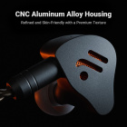 Fosi Audio IM4 öppna in-ear hörlurar med 10 mm berylliumelement, Obsidian Fosi Audio IM4 öppna in-ear hörlurar med 10 mm berylliumelement, Obsidian