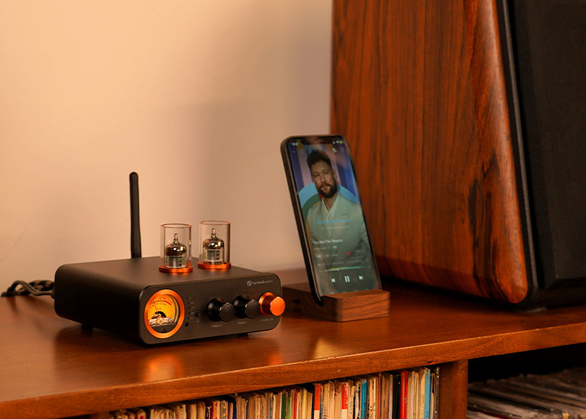 Fosi Audio MC331 rörbestyckad stereoförstärkare med Bluetooth & DAC