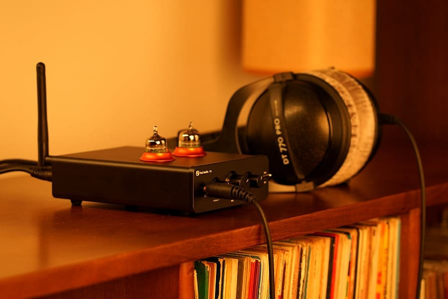 Fosi Audio P3 kompakt rörförsteg med Bluetooth & hörlursförstärkare