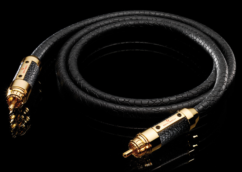 Oehlbach XXL Black Connection Digital Coaxial S/PDIF RCA ljudkabel, 0.5 meter