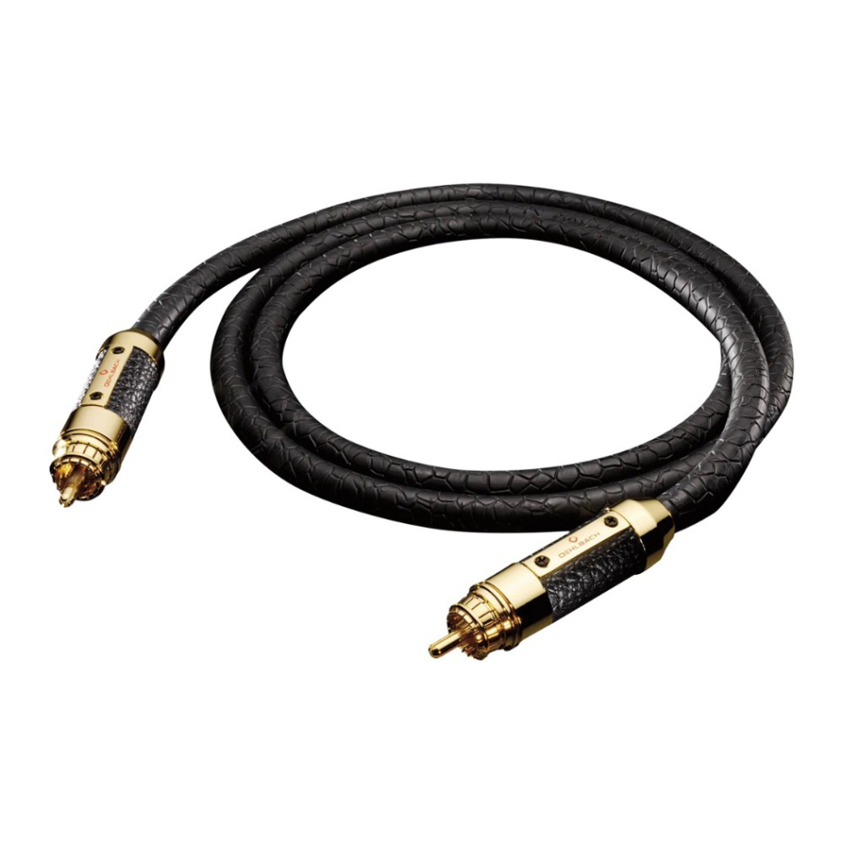 Oehlbach XXL Black Connection Digital Coaxial S/PDIF RCA ljudkabel, 0.5 meter