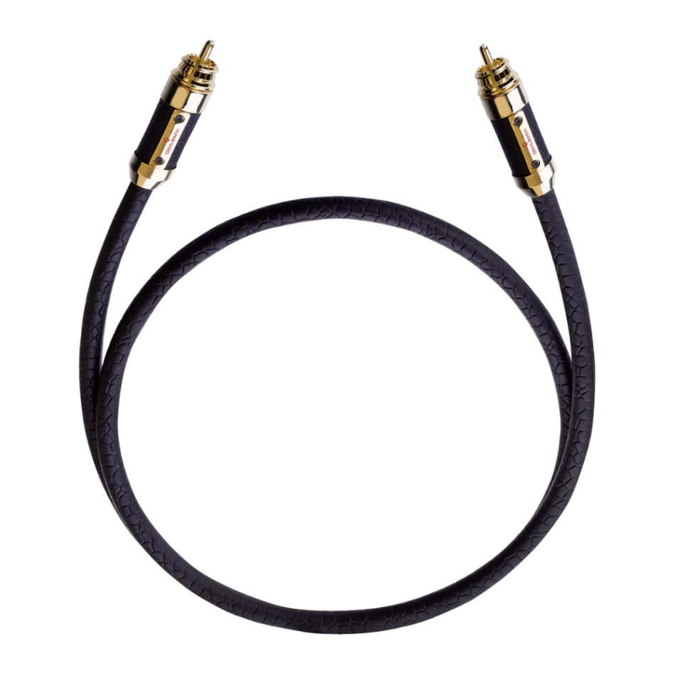 Oehlbach XXL Black Connection Digital Coaxial S/PDIF RCA ljudkabel, 0.5 meter