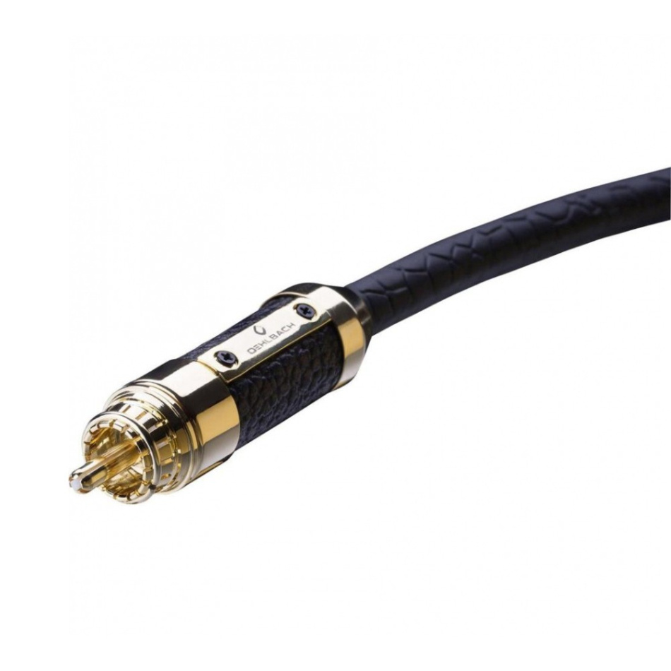 Oehlbach XXL Black Connection Digital Coaxial S/PDIF RCA ljudkabel, 0.5 meter