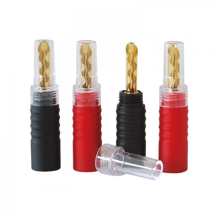 Dynavox BFA-bananpluggar, 4-pack