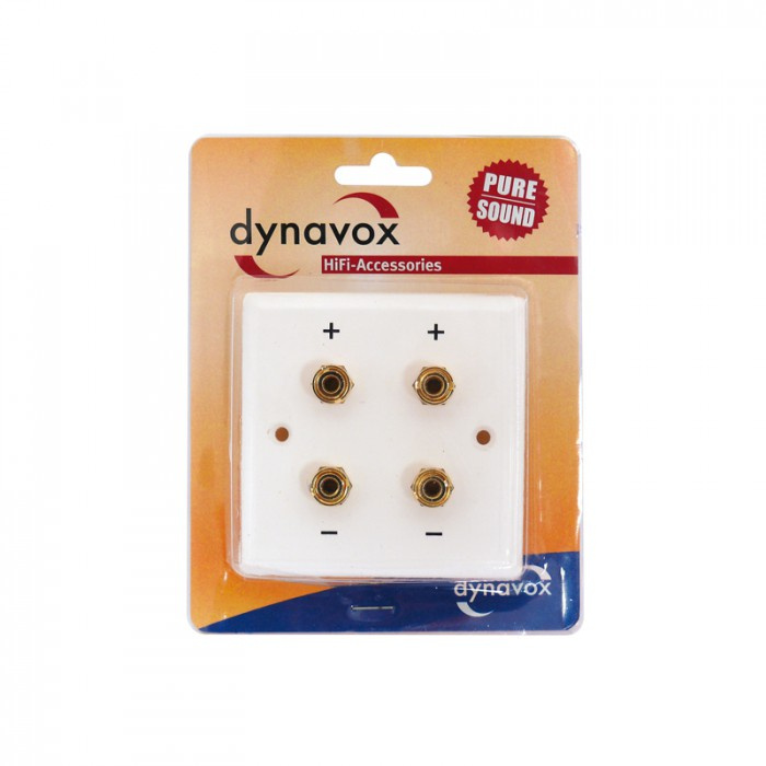 Dynavox Speaker Wallplate Stereo, vit