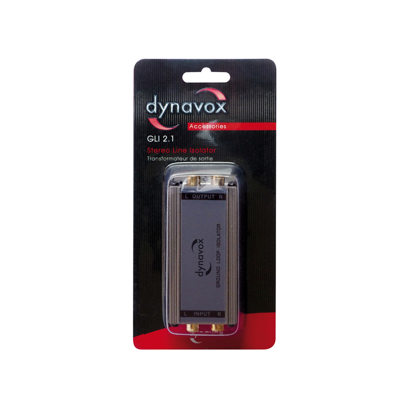 Dynavox GLI 2.1 Stereo Line Isolator, galvanisk jordavskiljare