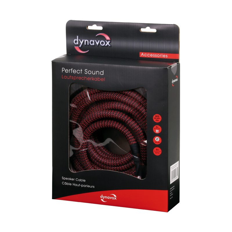 Dynavox Perfect Sound terminerad högtalarkabel Stereopar