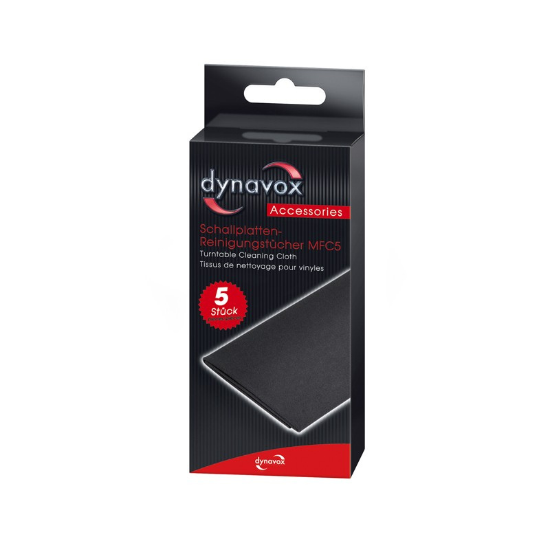 Dynavox MFC5 rengöringsdukar i mikrofiber, 5-pack