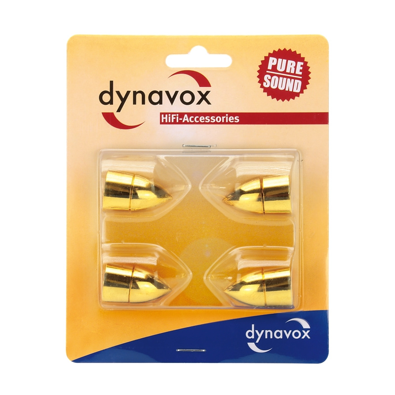 Dynavox Sub Watt Absorber, 4-pack mässing