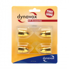 Dynavox Sub Watt Absorber, 4-pack mässing Dynavox Sub Watt Absorber, 4-pack mässing