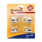 Dynavox Sub Watt Absorber, 4-pack silver Dynavox Sub Watt Absorber, 4-pack silver