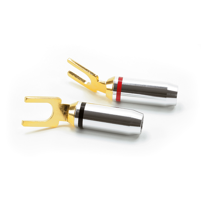 Dynavox BN207708, guldpläterade spadkontakter 2-pack