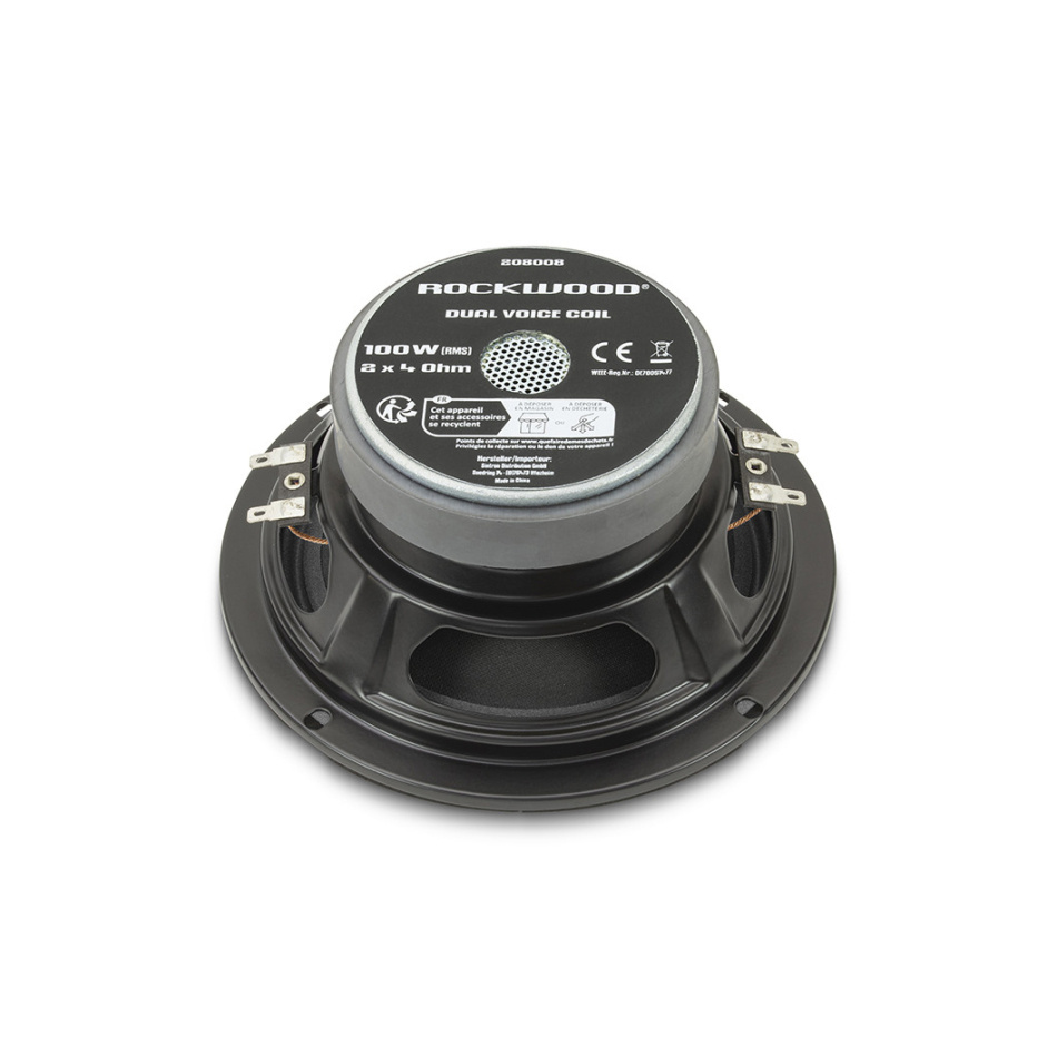 Rockwood DVC-165 mellanregister/baselement 2x4 Ohm