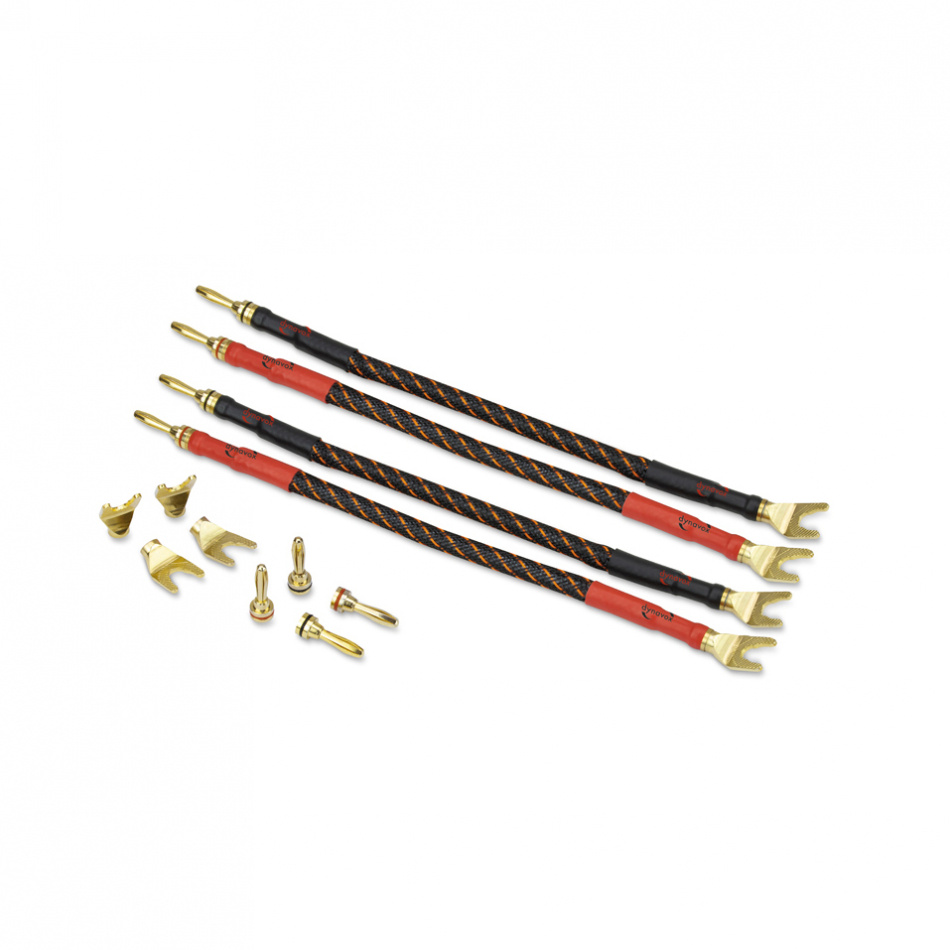 Dynavox Kabeljumpers Bi-Wire för ett par högtalare