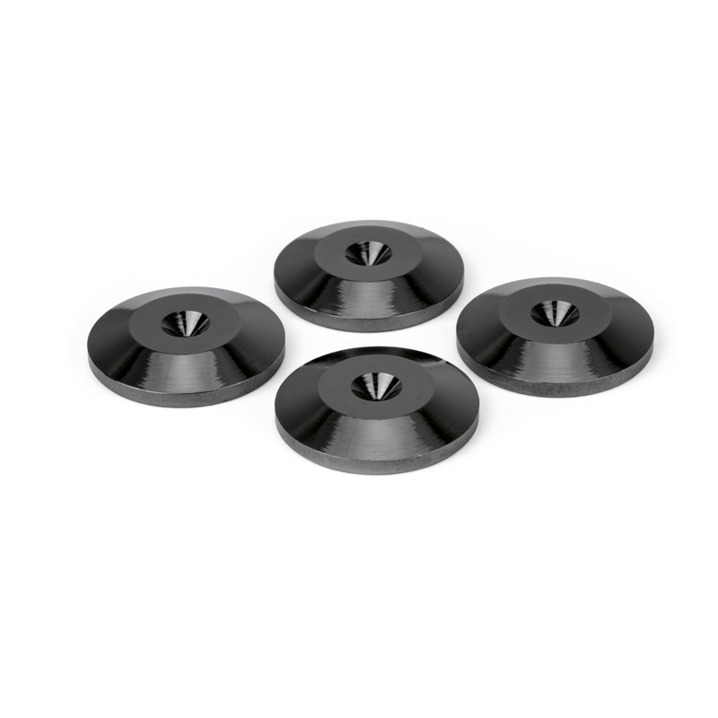 Dynavox Spikesunderlägg 4-pack, svarta