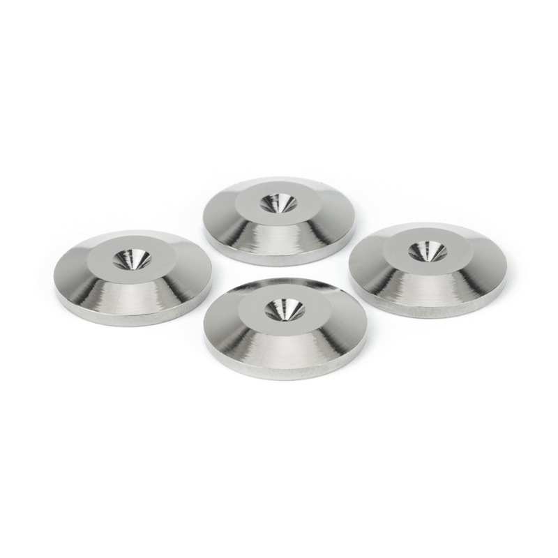 Dynavox Spikesunderlägg 4-pack, silver