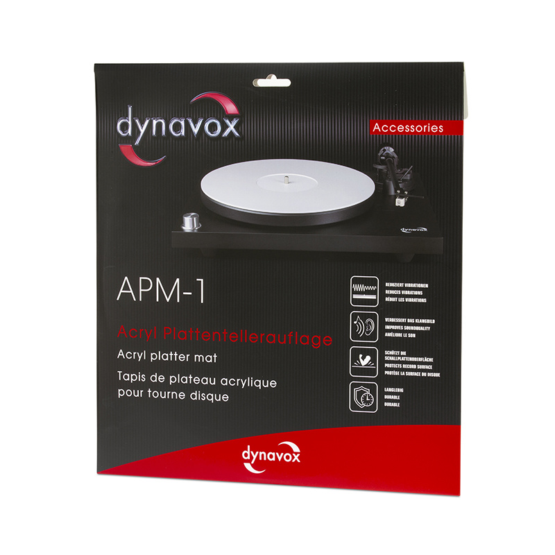 Dynavox APM-1 akryltallrik för skivspelare