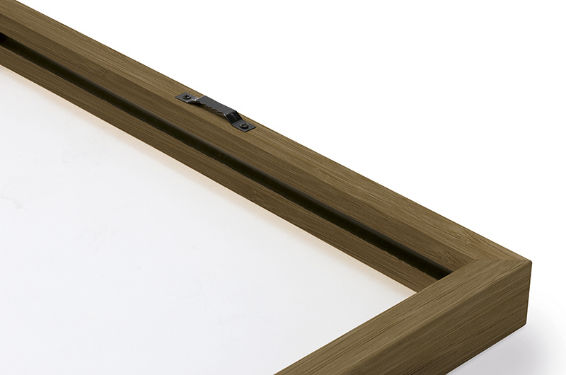 Dynavox Vinylram MDF för LP-skiva, bambu mörkbrun