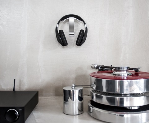 Oehlbach Alu Style W1 hörlursställ för vägg, antracit