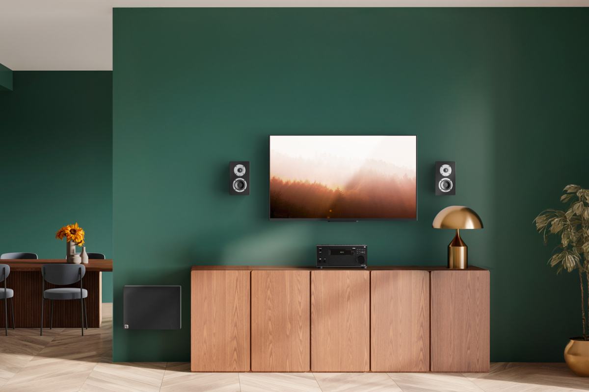 Heco Ambient 11F vägghögtalare, svart par