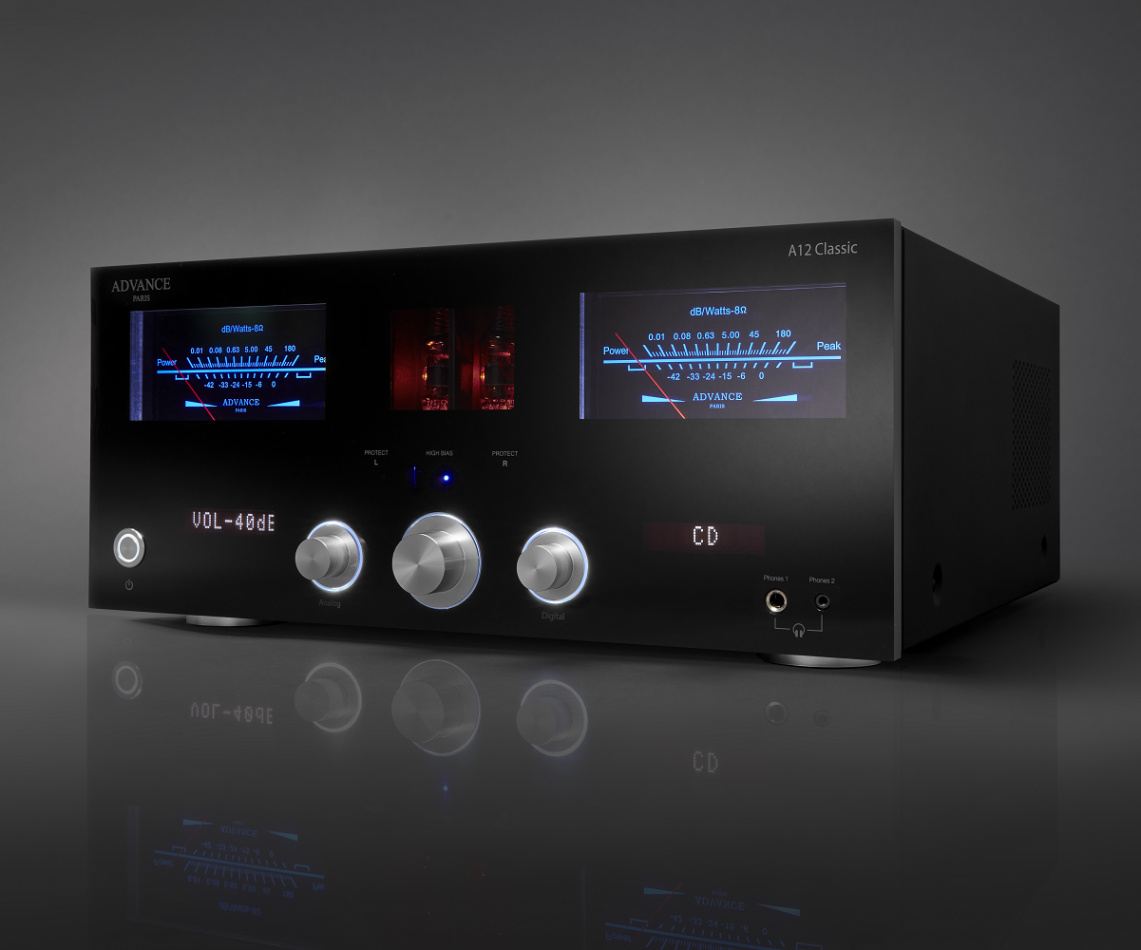 Advance Acoustic A12 Classic, stereoförstärkare med HDMI ARC & RIAA-steg