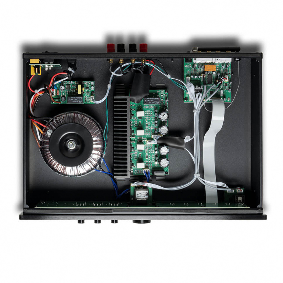 Music Hall A25.3 stereoförstärkare med Bluetooth, RIAA-steg & DAC, svart