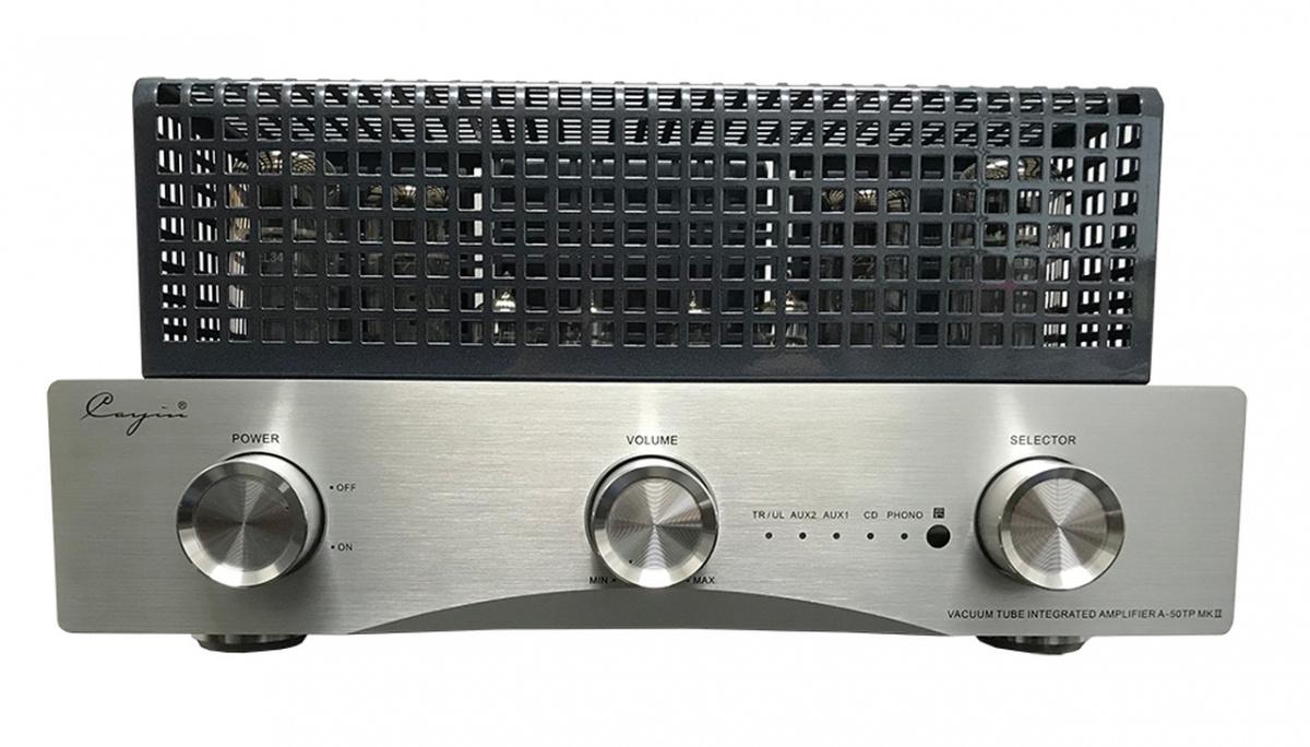 Cayin A-50T rörförstärkare med EL34, silver