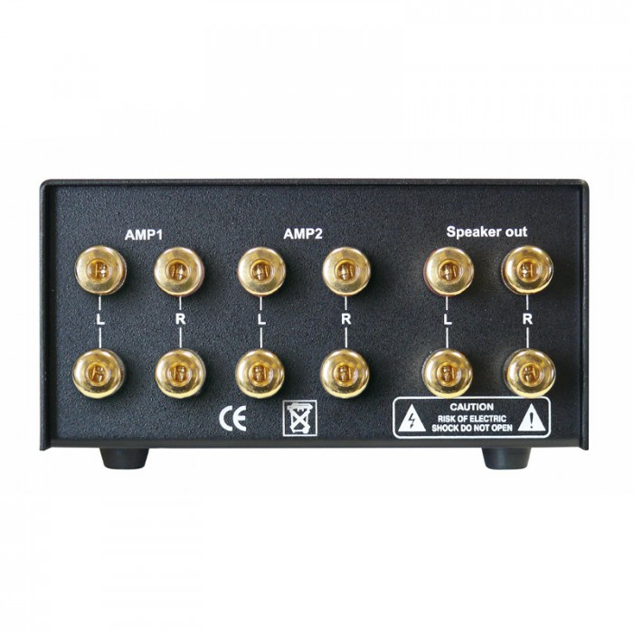 Dynavox AMP-S omkopplare för förstärkare eller högtalare, silver