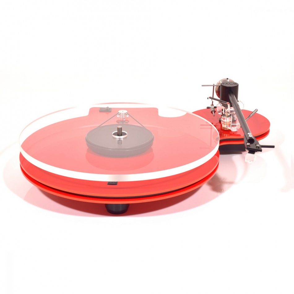 Edwards Audio Apprentice TT vinylspelare med C50 MM-pickup, röd