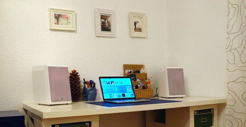 Heco Ascada 2.0, vita aktiva högtalare med Bluetooth UTFÖRSÄLJNING