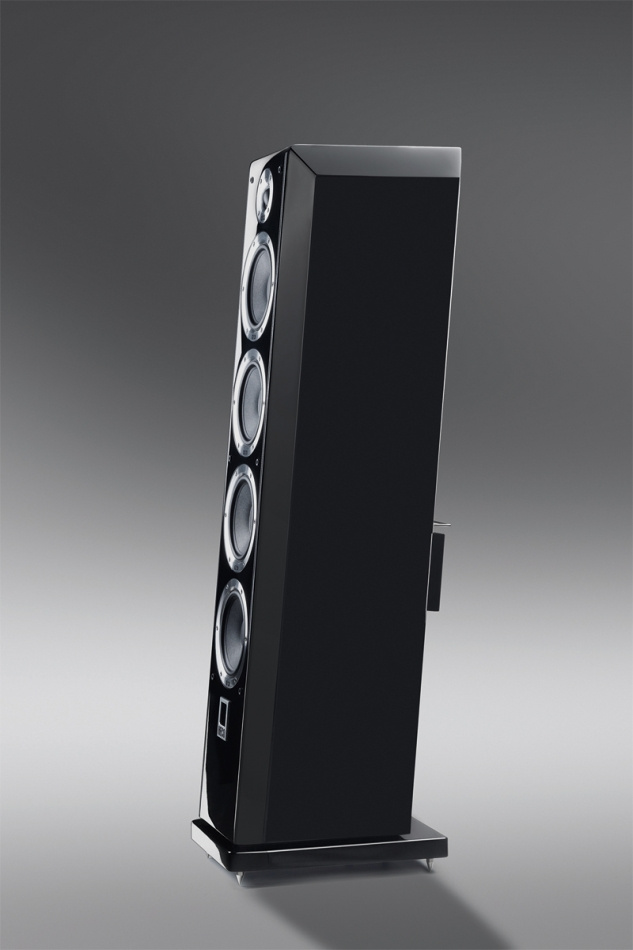 Heco Ascada 600 Tower, aktiv högtalare med Bluetooth, pianosvart