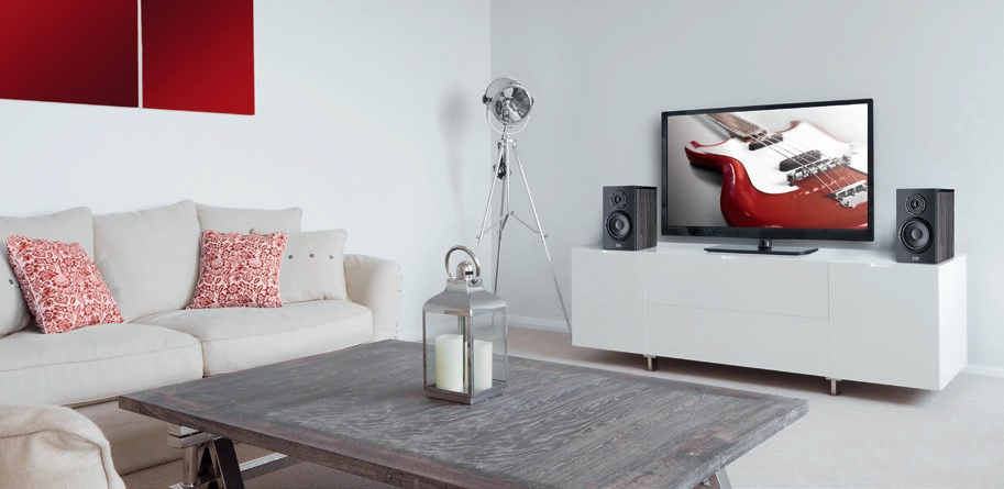 Heco Aurora 200, stativhögtalare Ebony Black