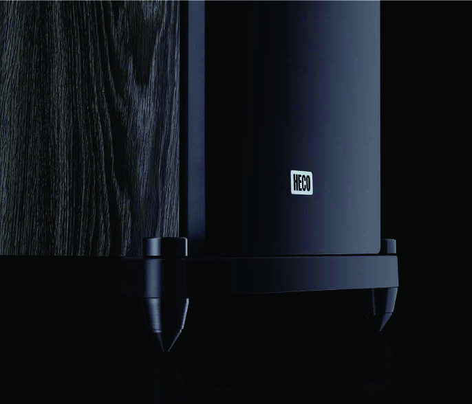 Heco Aurora 700 golvhögtalare Ebony Black, stereopar